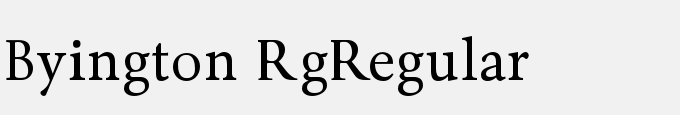 Byington Rg-Regular